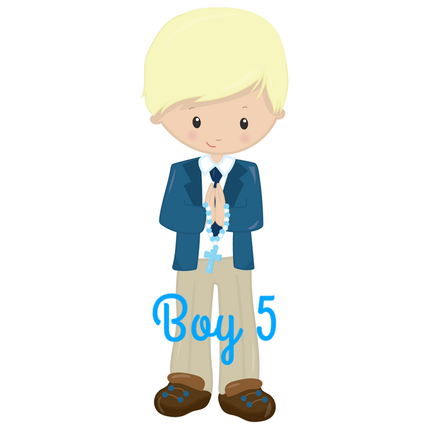 Boys Communion Card