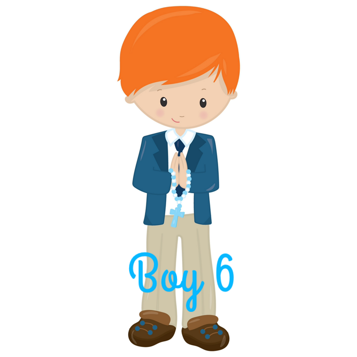 Boys Communion Card