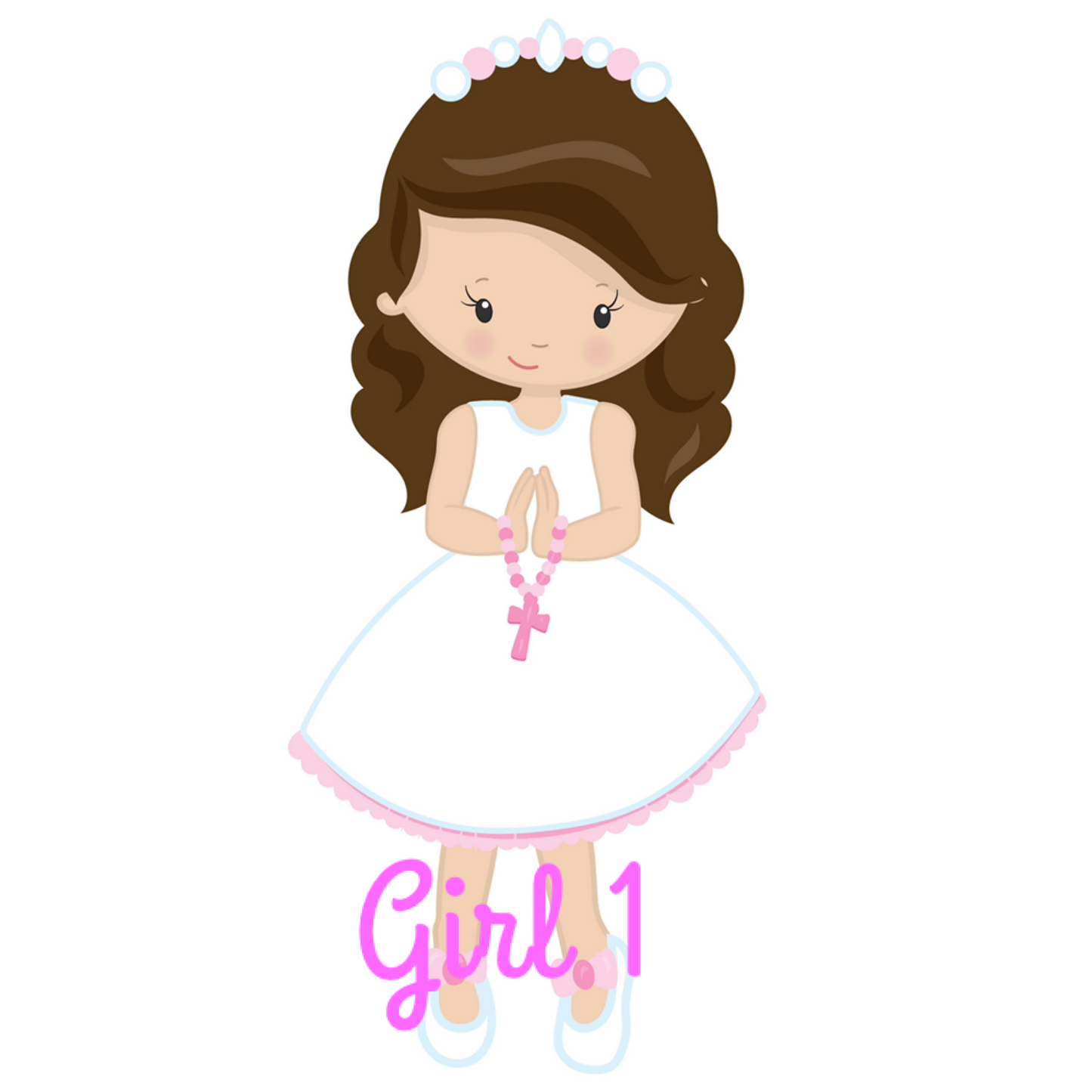 Girls Communion Card