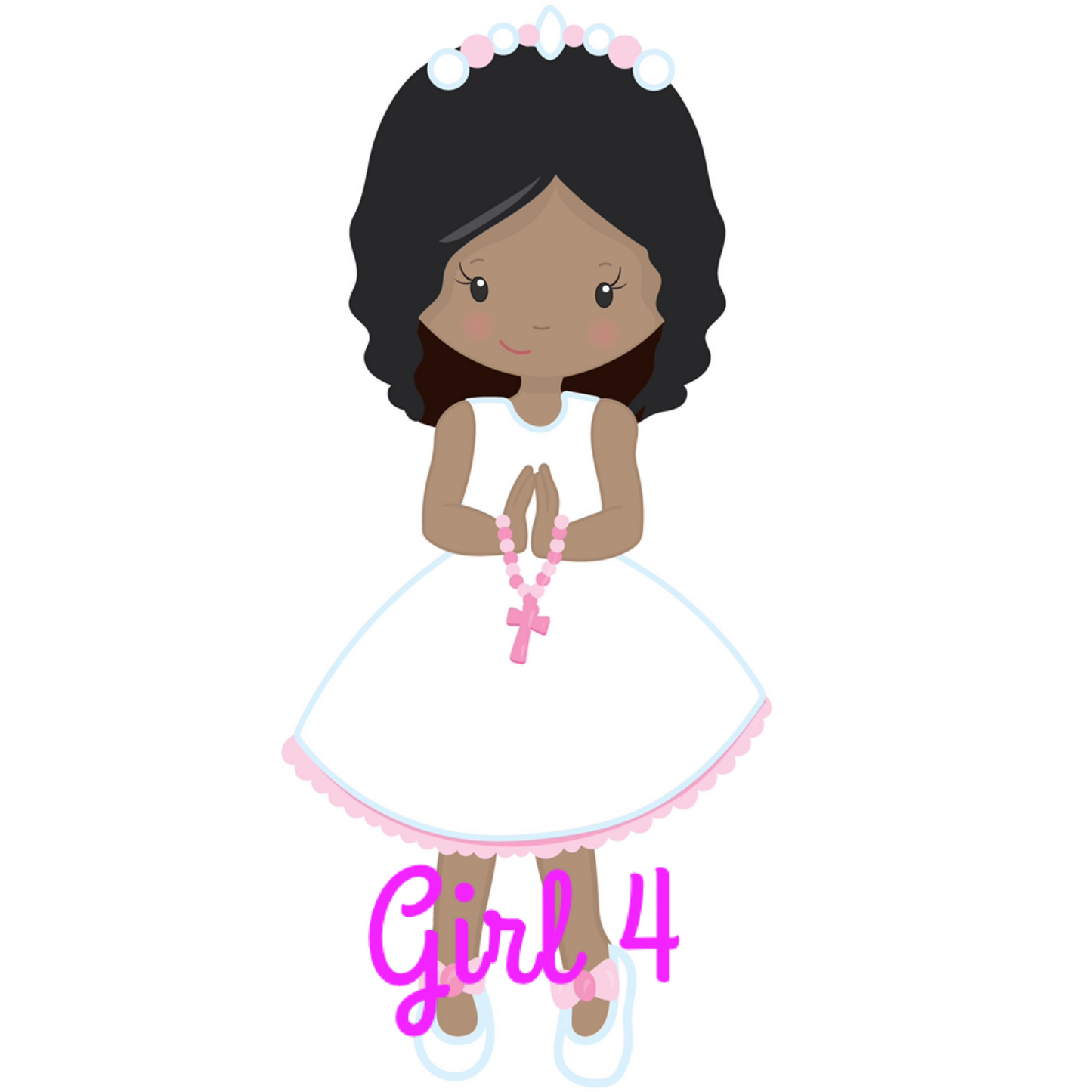 Girls Communion Card