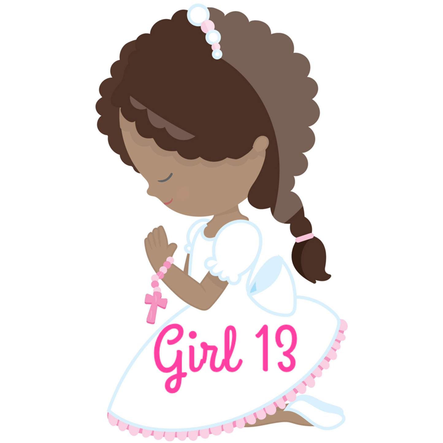 Girls Communion Card