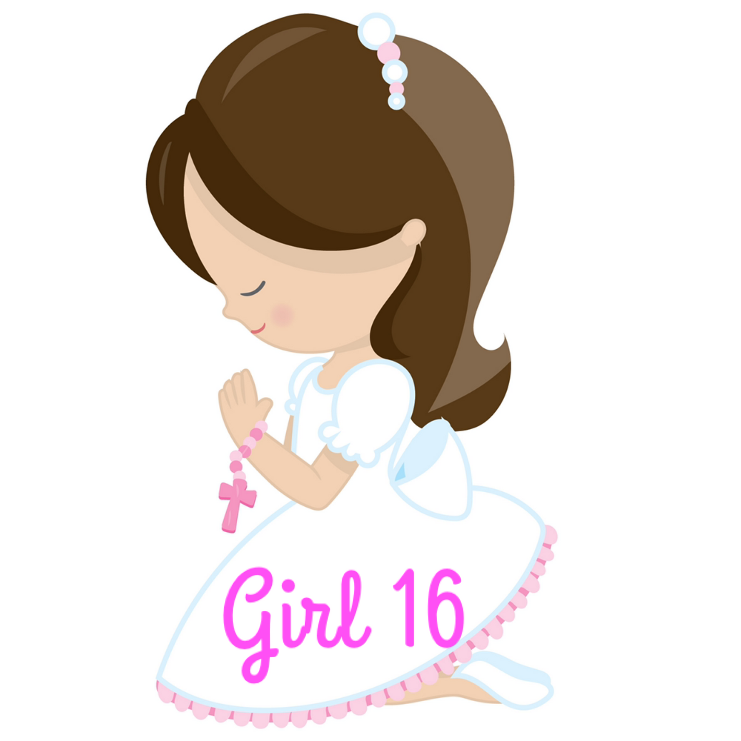 Girls Communion Card