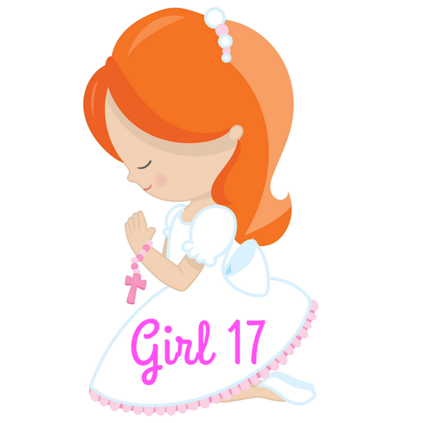 Girls Communion Card