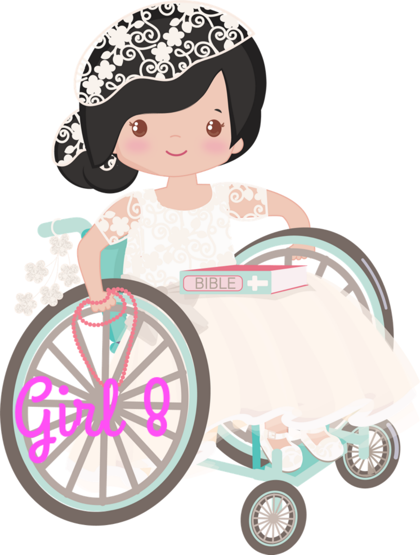 Girls Communion Card
