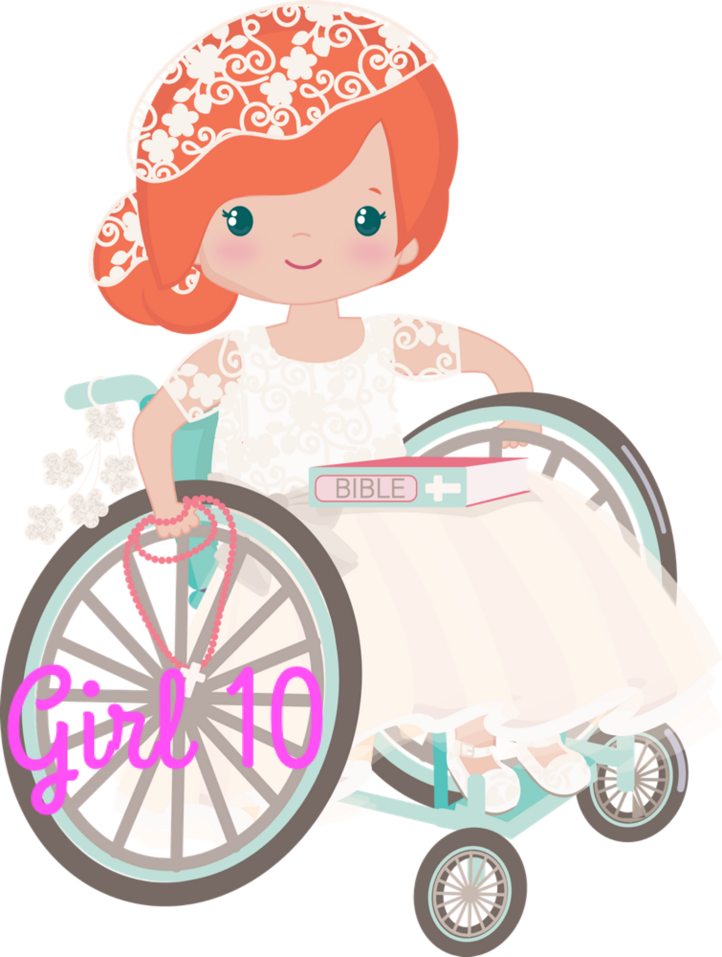 Girls Communion Card