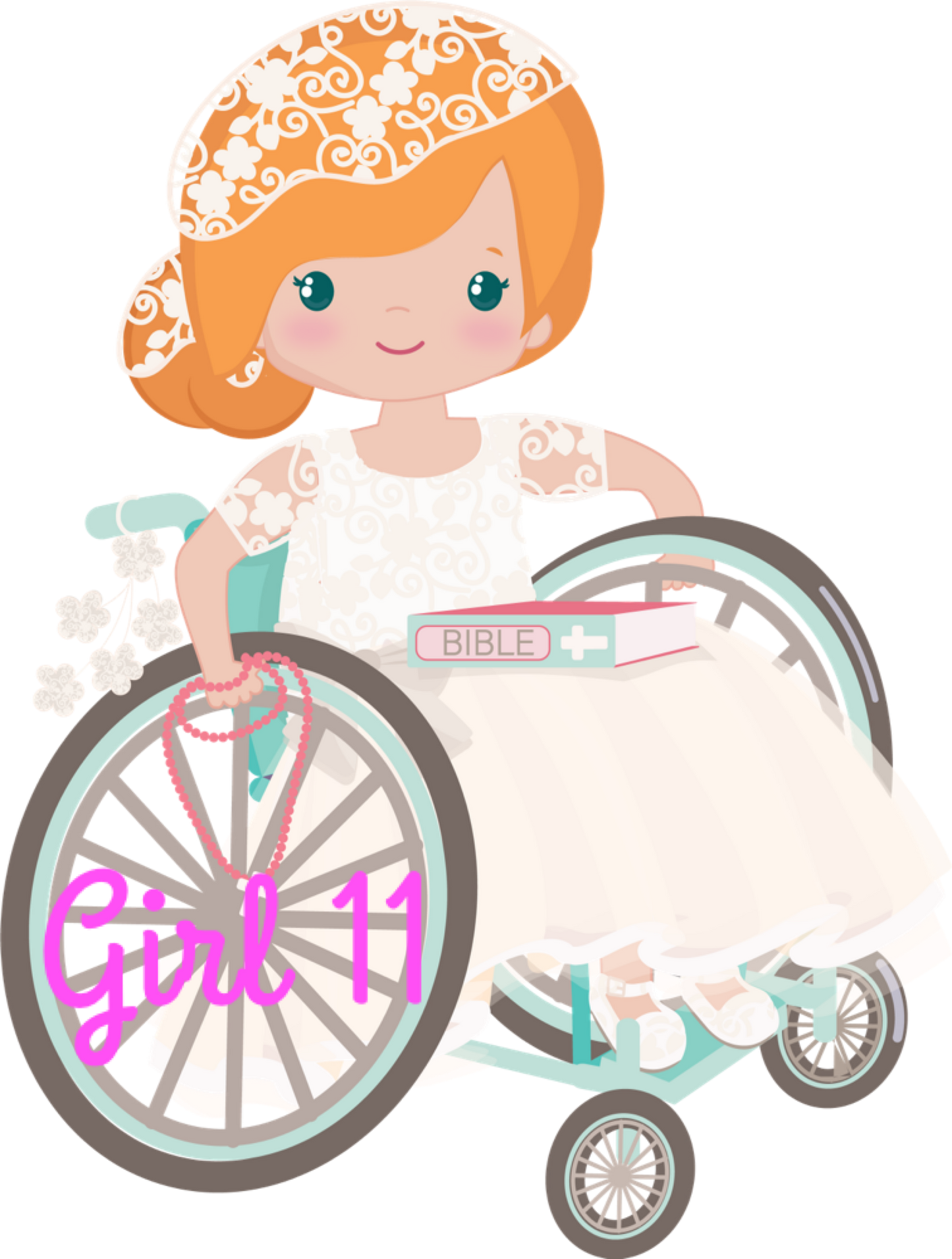 Girls Communion Card