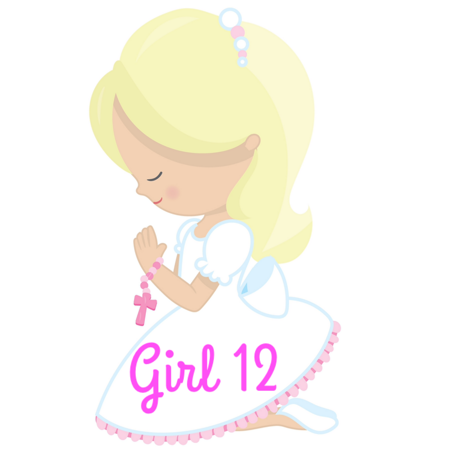 Girls Communion Card