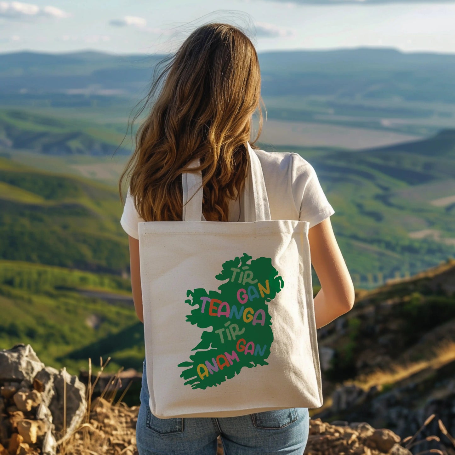 Tir Gan Teanga Tote Bag