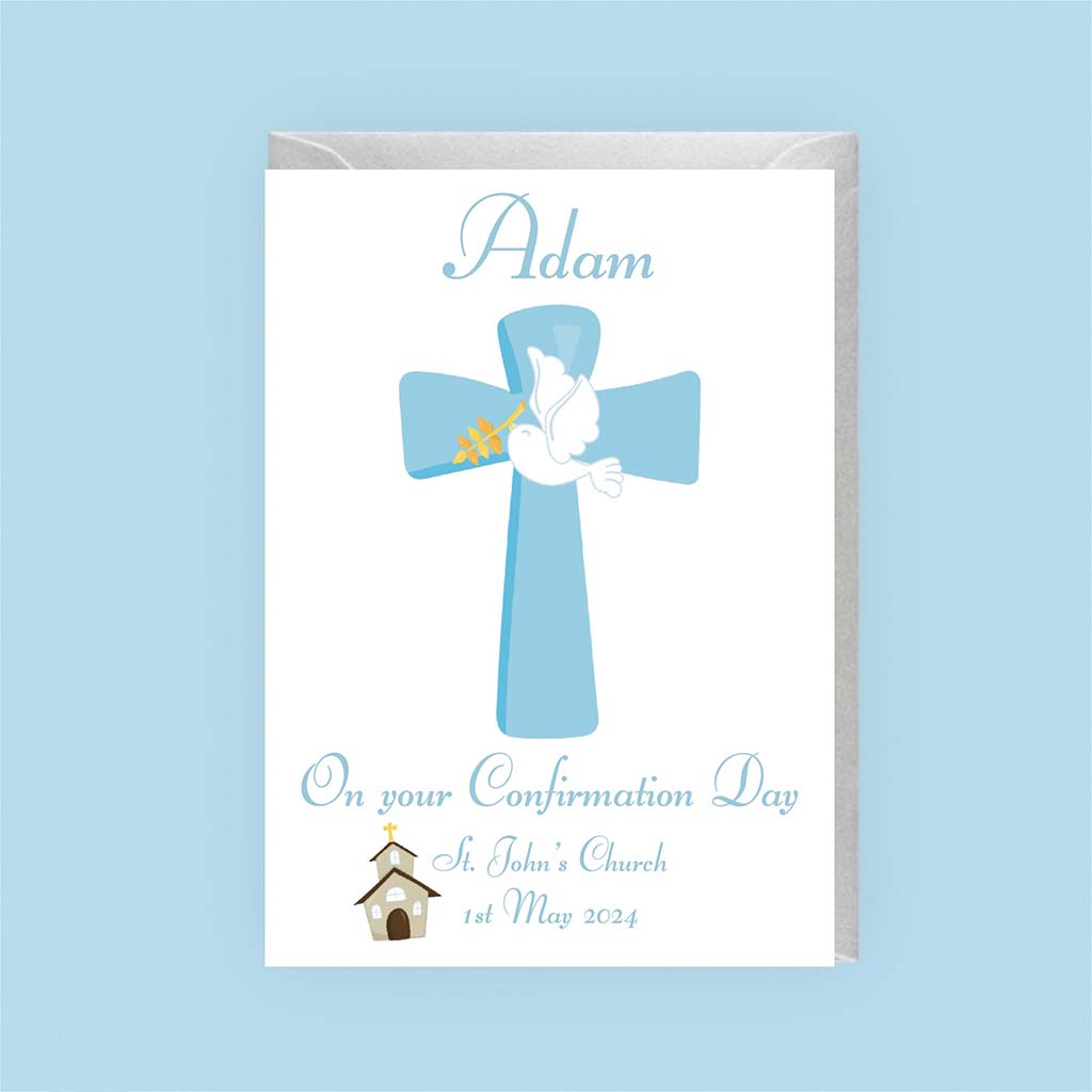 Boys Confirmation Card