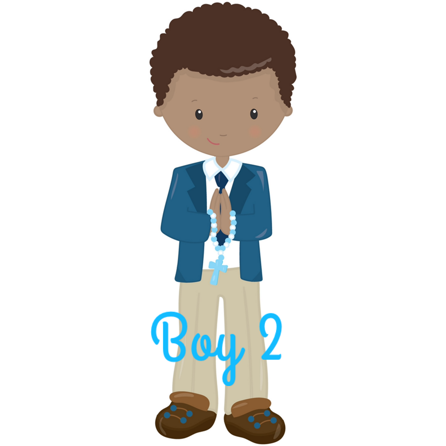 Boys Communion Card