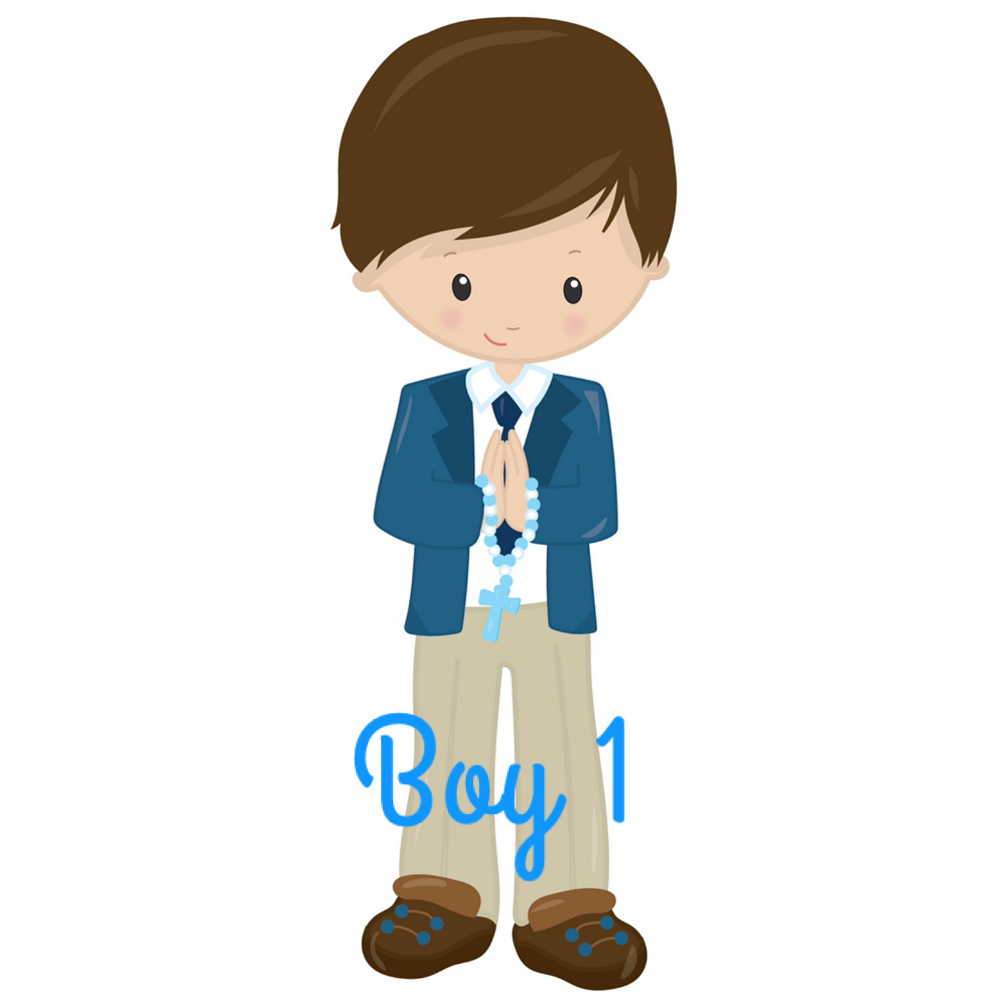 Boys Communion Card