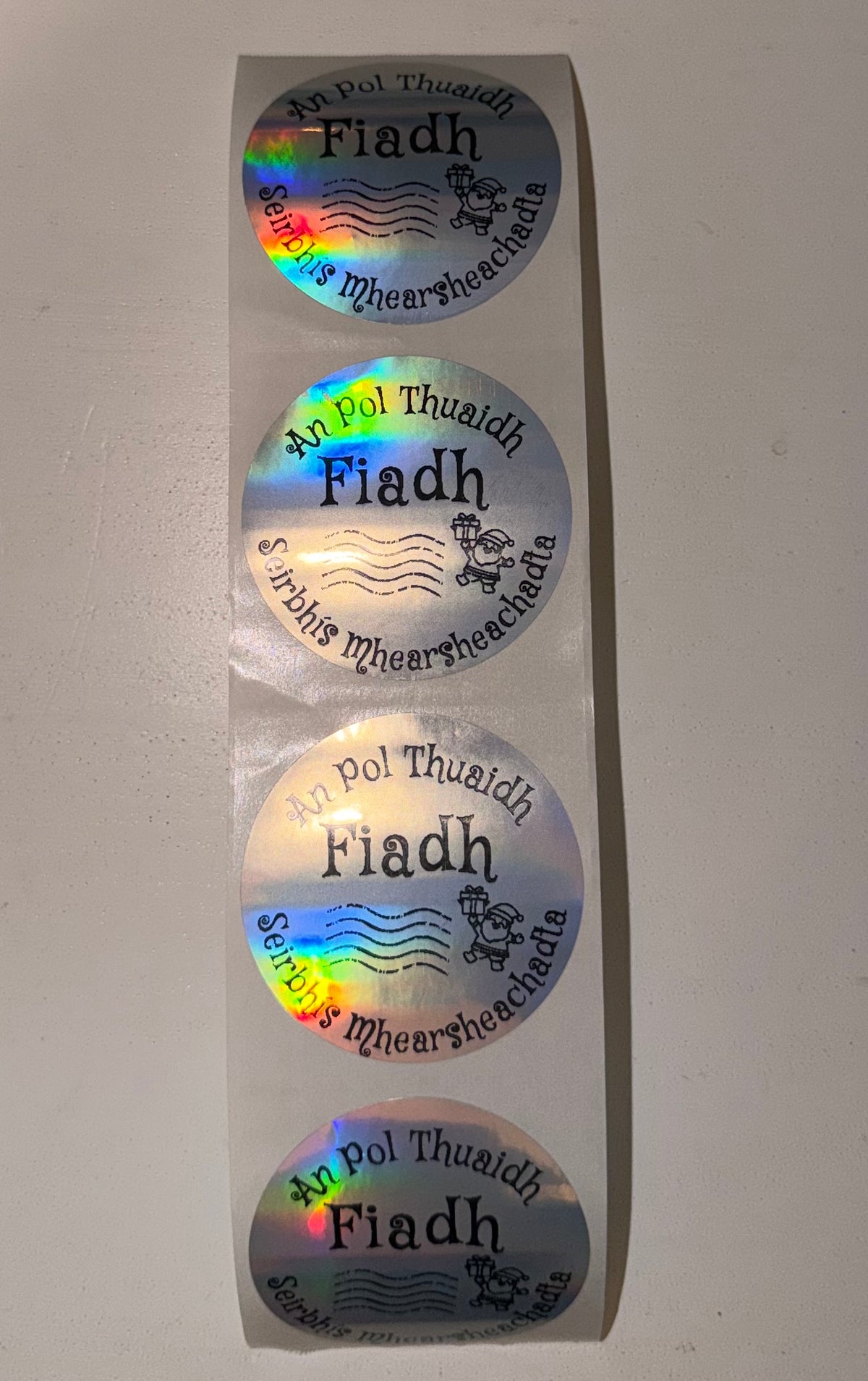Personalised North Pole Express Delivery Stickers