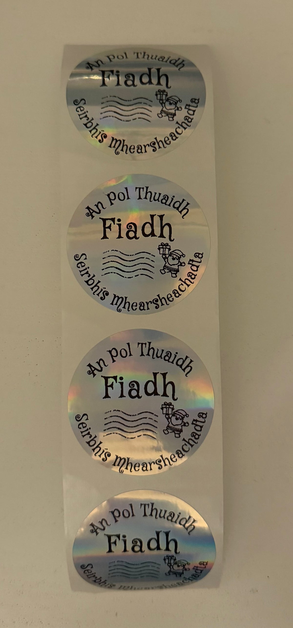 Personalised North Pole Express Delivery Stickers